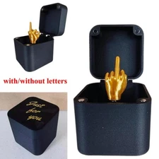 Middle Finger in a Box Funny Surprise Box Pop up Christmas Novelty Fun Gifts