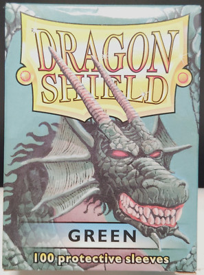 Dragon Shield 100 Classic Green Standard Card Sleeves MTG Pokemon TCG Denmark