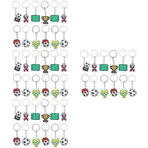 140 pcs Keychain Soccer Keychain Sports Keychain Hanging Keychain Souvenir for - Picture 1 of 12