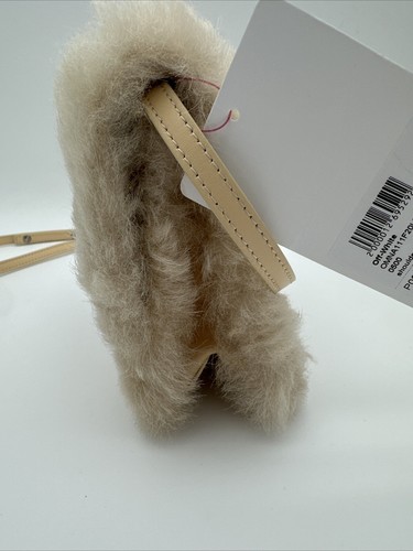 Off White Handtasche Leder Lammfell Jitney 0,7 Designer Atemberaubend Verpackt Neu UGG - Bild 6 von 19