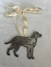 Cute Collectible Dogs Leave Paw Prints On Your Heart Dog Ornament - 4 Tall