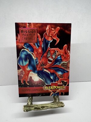 Fleer 1995 Marvel comics Overpower Mission Control Doppelganger 5 of 7