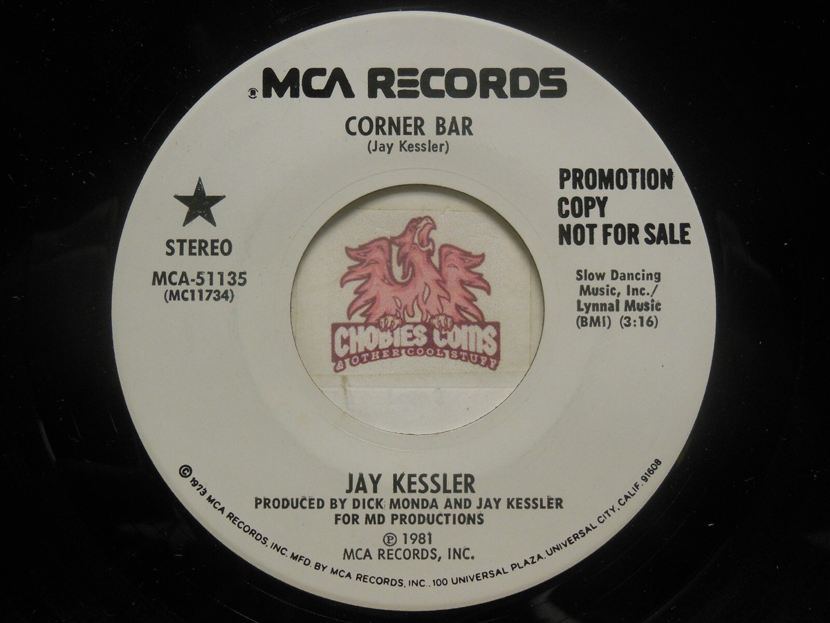 Promo! Jay Kessler – Corner Bar / Same, 45 RPM NM (9K) | eBay