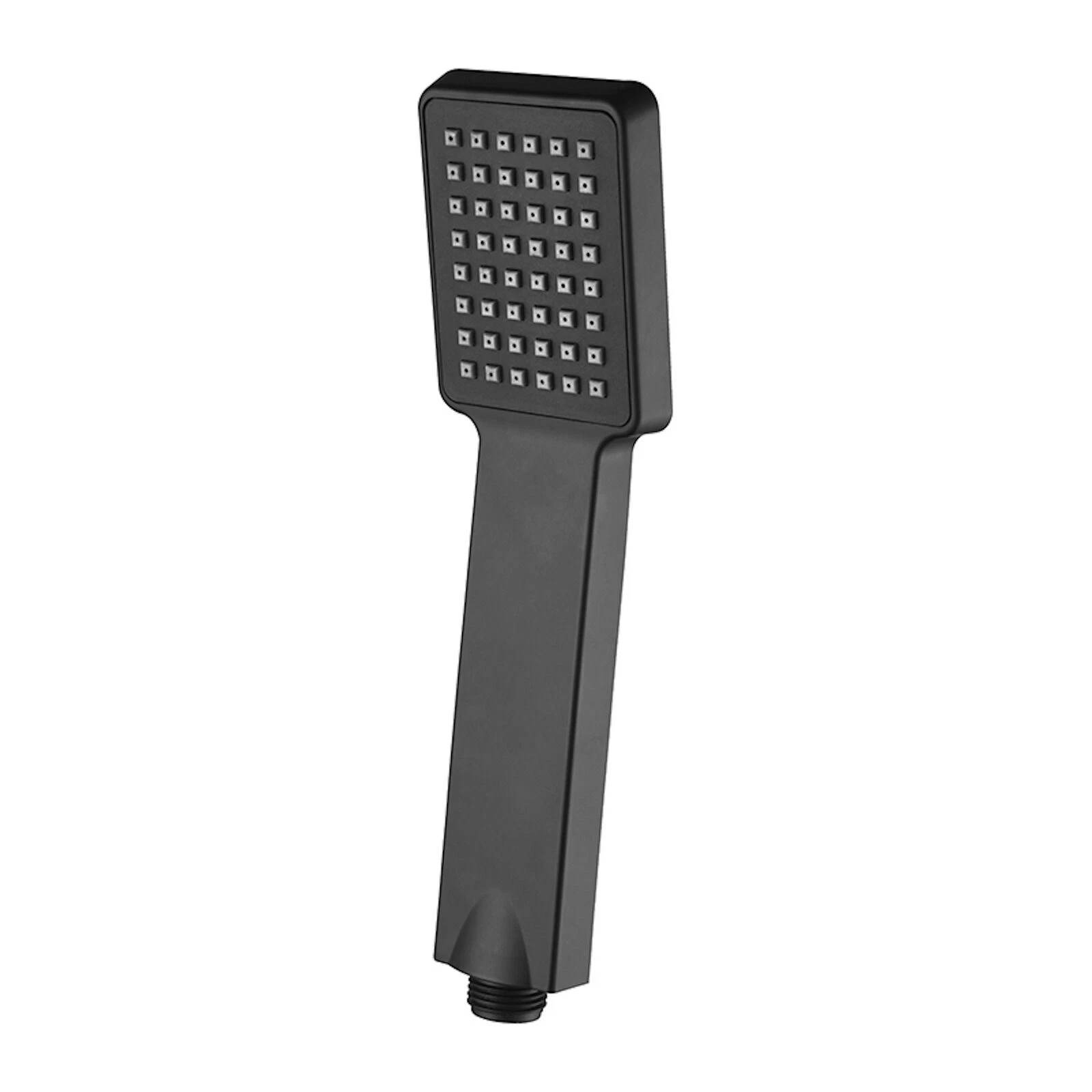 Handheld Paddle Shower Head Square Handset Bathroom Modern Matte Black ENKI E24