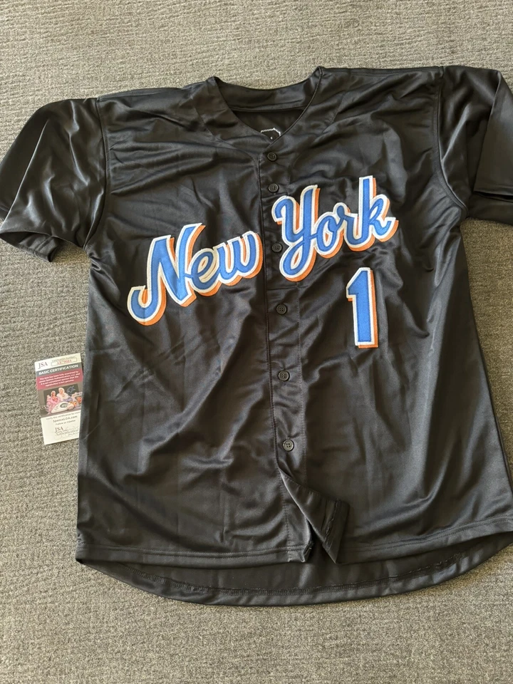 Beautiful MOOKIE WILSON Signed  NEW YORK METS Jersey JSA AUTHENTICATED - Image 3 of 3
