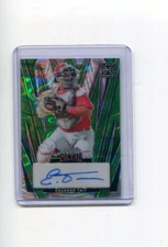 2024 Leaf Metal Baseball Autographs Green Lava Eduardo Tait Rookie Auto 5/6