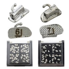 Orthodontic Buccal Tubes 1st 2nd Molar Brackets Roth MBT 022 Laser Marked Mini