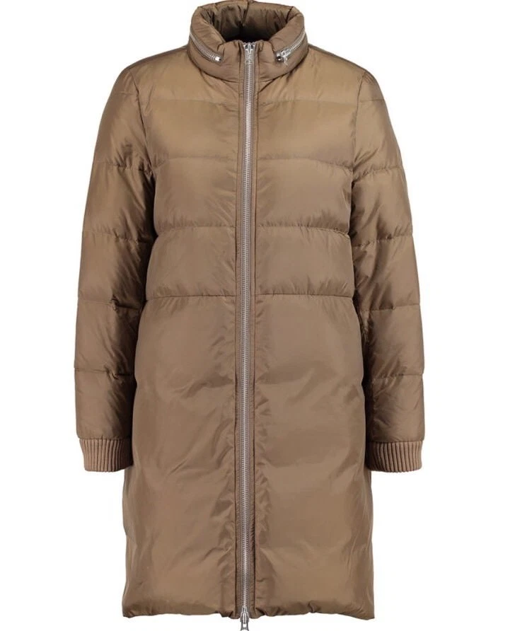 MAISON MARGIELA Cappotto imbottito con cerniera MM6 by MAISON MARTIN MARGIELA verde oliva UK 10 IT 42