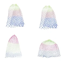 Folding Fishing Net Folding Nylon Landing Dip Net Replacement Nettings Sturdys