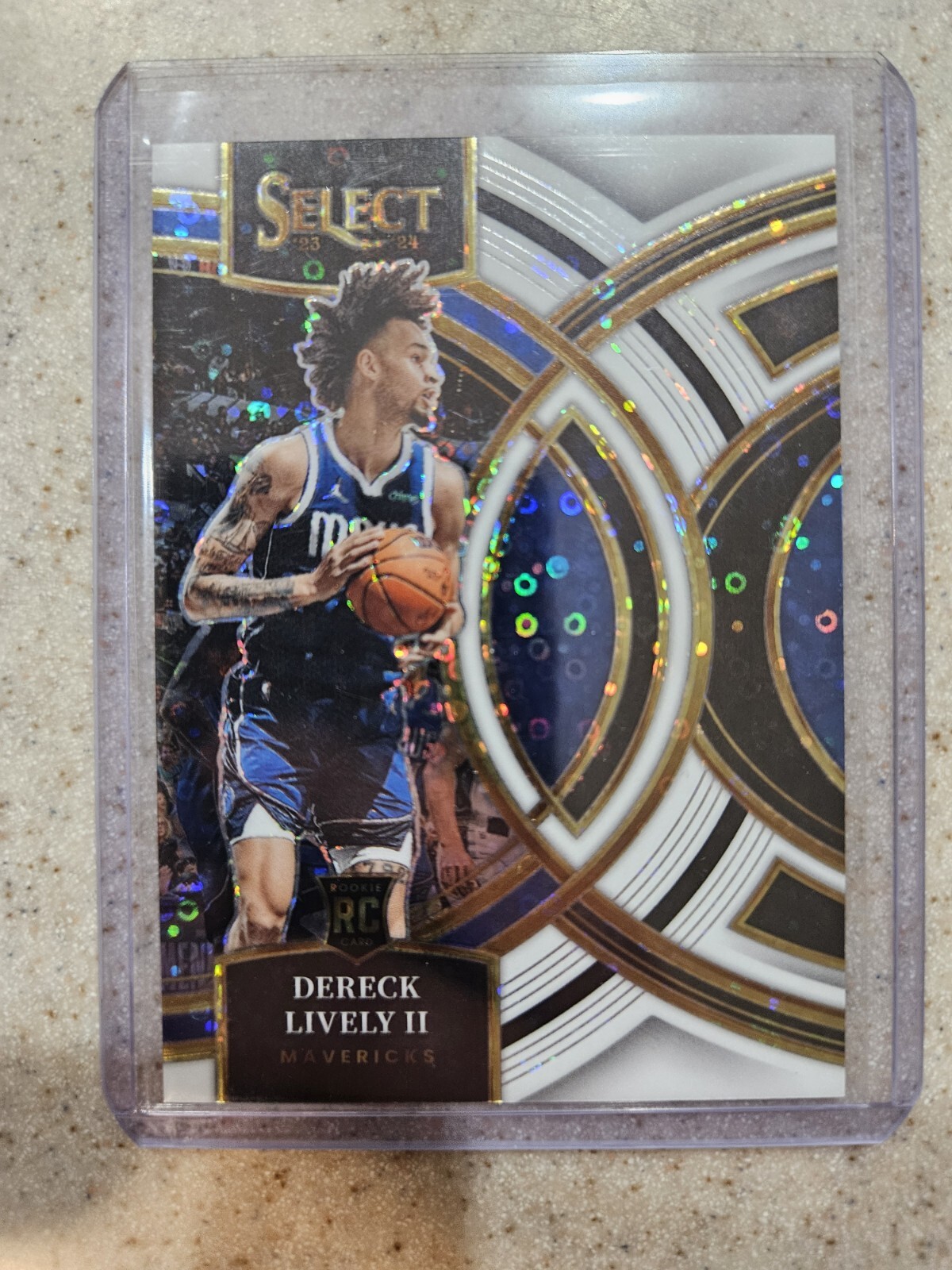 2023/24 Panini Select H2 Dereck Lively II White Disco Prizm Premier Rookie /75