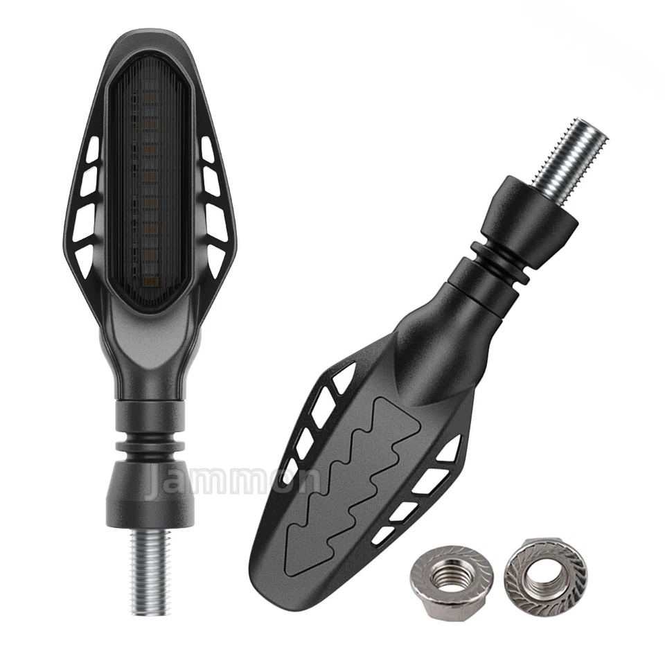 4x Luz Indicadora LED de Freno para Motocicleta ahumada Luz Trasera Delantera+Trasera Foto 2 de 4