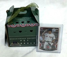2016 SGA Boston Red Sox Brock Holt Lot Pet Brock Boxed & Rookie Card / Promo NEW