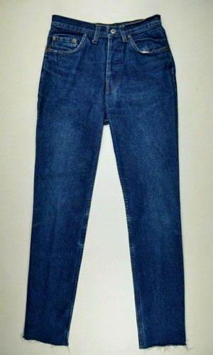 VINTAGE Levis 501 Slim Vita Alta Jeans W26 L33 misura UK 8 Donne Donna  Skinny | eBay