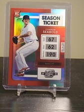 2022 Chronicles Contenders Optic - CONNOR SEABOLD - Silver Holo - Red Sox RC #10