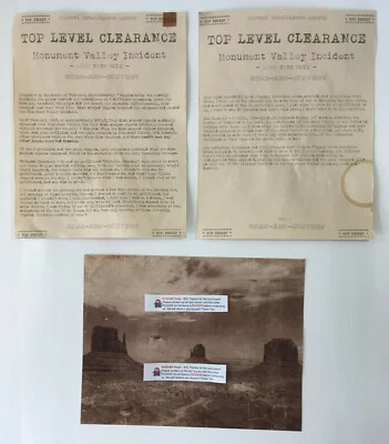 UFO Documents Area 51 Alien Crash Photos X Files Roswell Top Secret Document