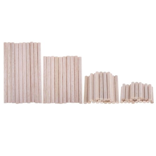 200PCS Jumbo 8 Inch Wooden Craft Sticks - Natural Birch Popsicle Sticks For DIY, Waxing, Models