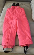 Très jolie-pantalon salopette de ski rose pour petite fille – Wed’ze – 3 ans