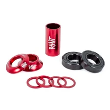RANT MID BB BOTTOM BRACKET KIT 22mm BMX BIKE SEALED BEARINGS SUBROSA RED NEW
