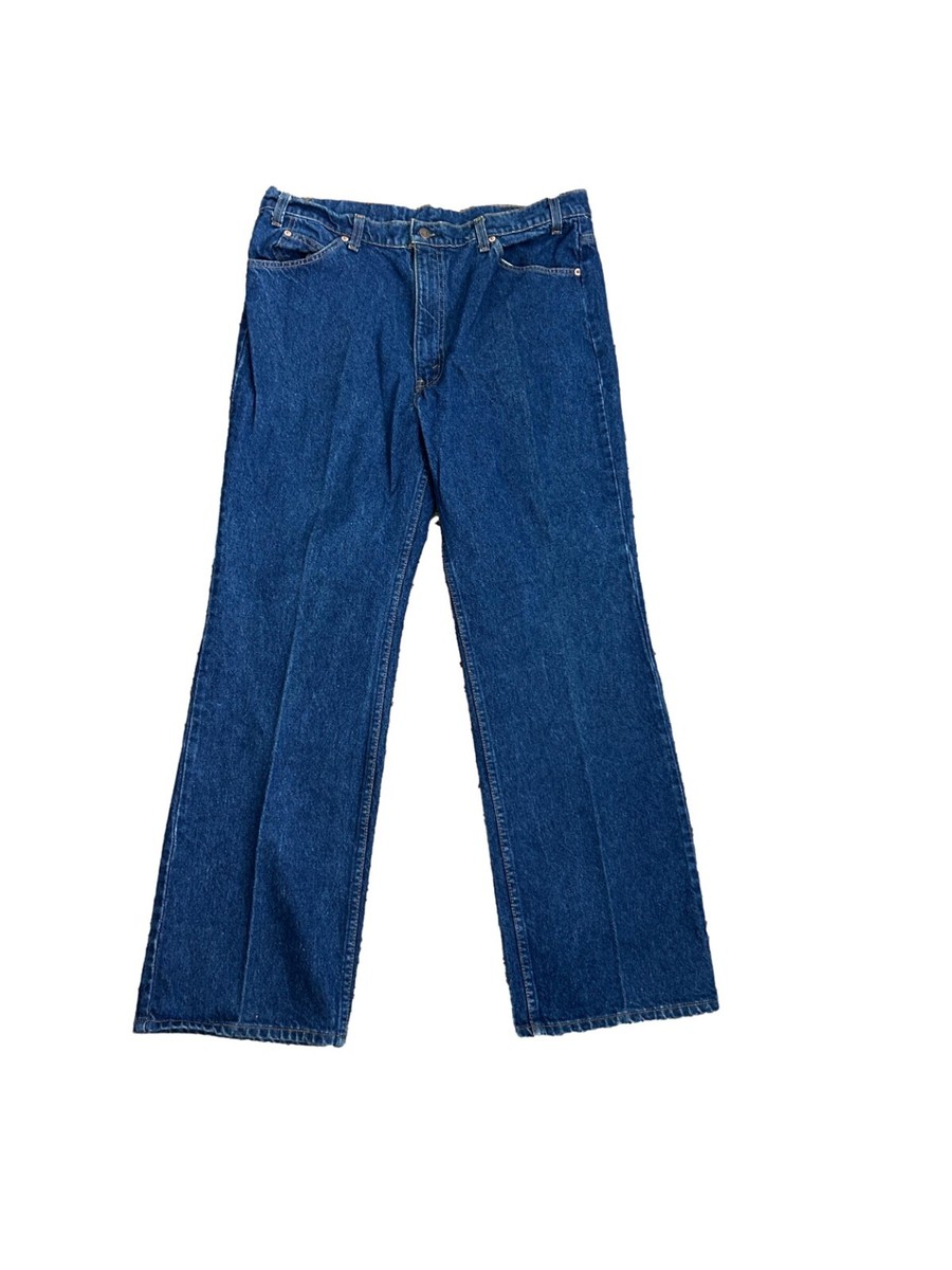 Vintage Levis 517 Orange Tab Mens Jeans Size 40 X 32 Boot Cut Dark