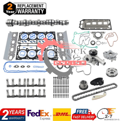 MDS Lifters Cam Kit Oil & Water Pump Timing Chain for 2009-19 Ram 1500 5.7L Hemi