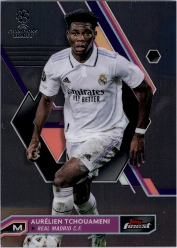 2022-23 Topps Finest UEFA Club Competitions Aurelien Tchouameni #48