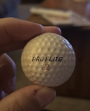 Vintage SPALDING PRO-FLITE  2  Golfing GOLF BALL Pro Only / US Made Rare