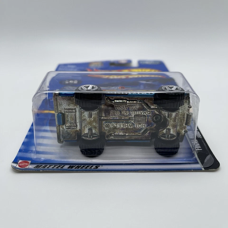 2003 Hot Wheels Final Run #200 Ford Bronco 4-Wheeler Metallic Blue Mattel NEW - Image 4 of 4