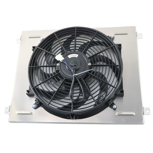 Aluminum Shroud & 14" Fan & Relay Fits FORD Mustang Fairlane Falcon V8 1967-1970 - Picture 9 of 11