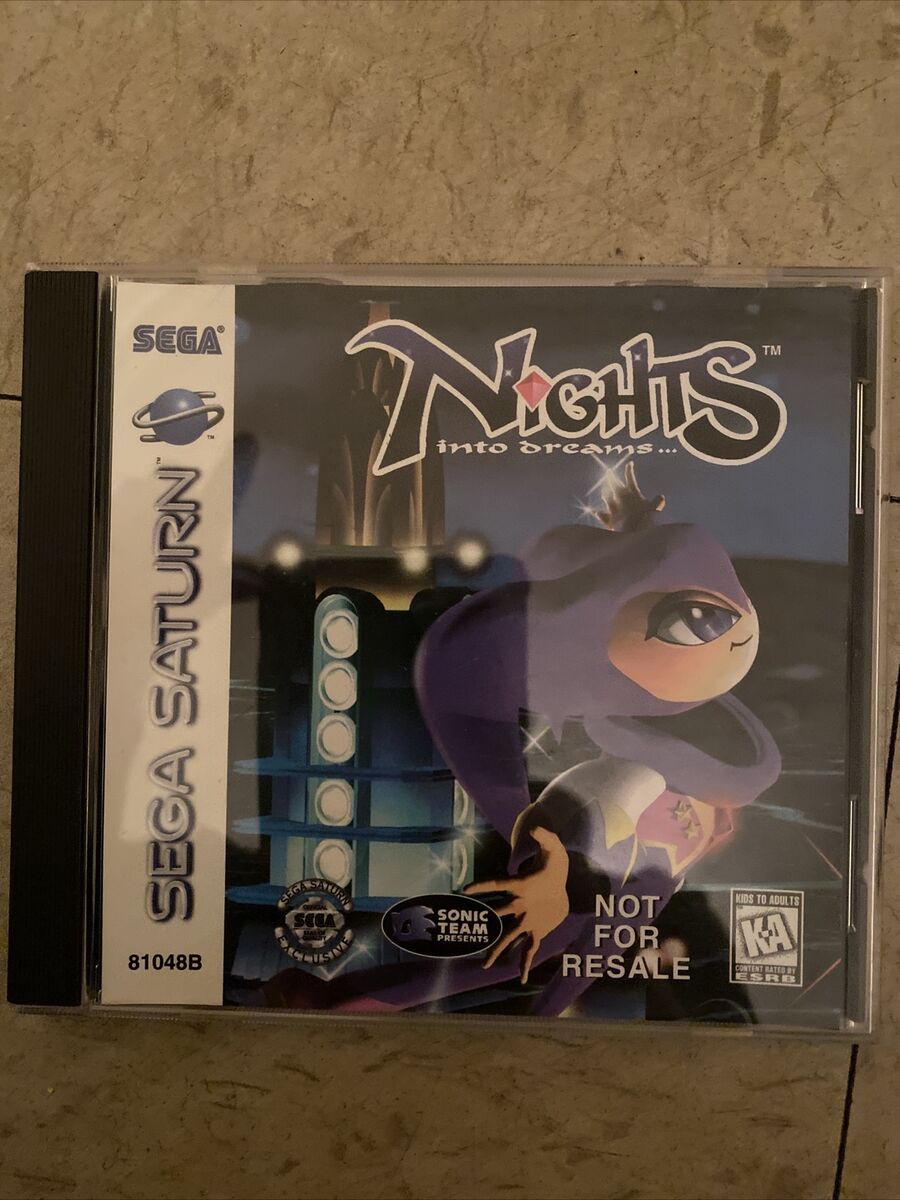 Nights into Dreams set w/ 3D Controller Sega Saturn Big Box Nights into Dreams set w/ 3D Controller Sega Saturn Big Box