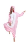 Pink Pig Adult Costumes Pajamas Women Men Animal Cosplay Kigurumi Sleepwear