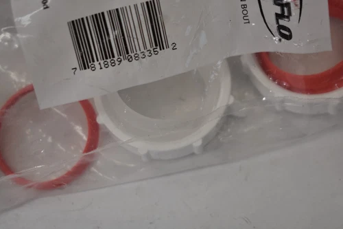 Proflo Plastic End Outlet Waste Slip Joint 1-1/2" X 16" PFEWP100 White - Picture 4 of 6