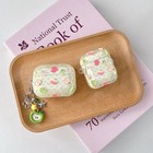 For AirPods 1 2 3 4 Pro 2 ins Kawaii Apple Polka Dot Transparent Protective Case