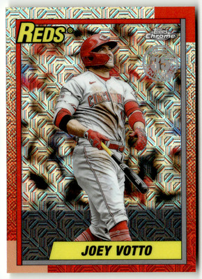 2025 Topps Chrome MLB No. U90C-98 Joey Votto Mojo Refractor