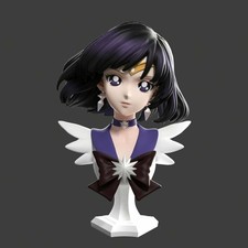 1/3 Sailor Saturn Sailor Moon Bust Resin Model Kit Garage Kit Figur