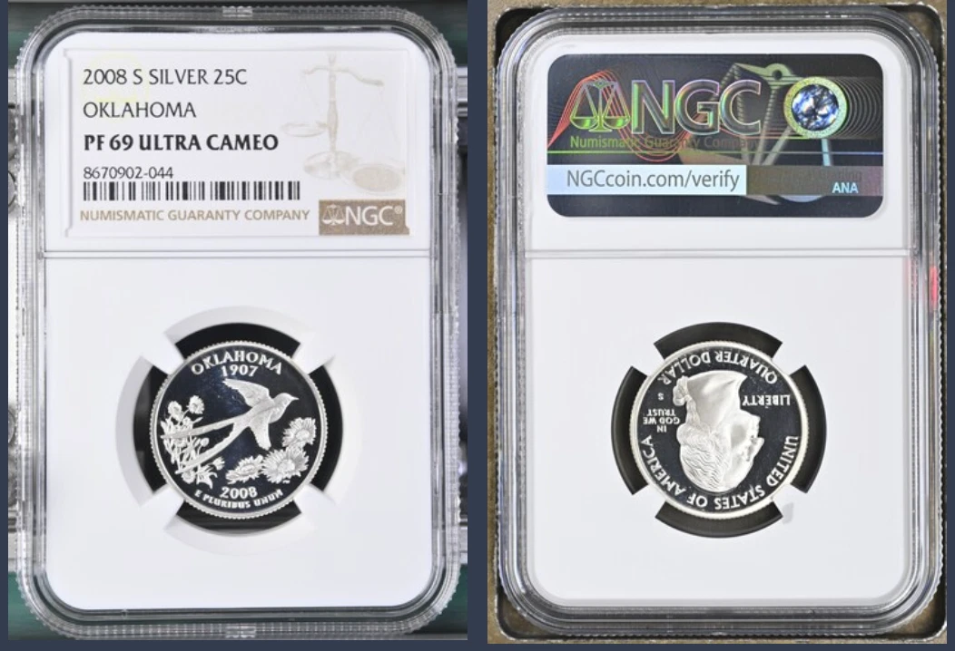 Proof Silver PR 69 NGC US State Quarters 1999-2008 for sale | eBay