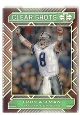 Troy Aikman 2020 Panini Illusions Clear Shots Emerald #19