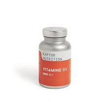 Raptor Nutrition Vitamine D3 3000 UI – 60 Gélules – Immunité Os & Dents – France