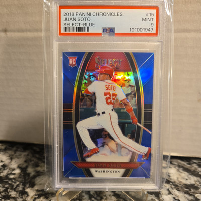 2018 Panini Chronicles Select Blue /149 Juan Soto #15 Rookie RC