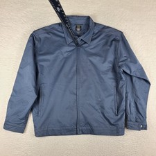 Nike Golf Windbreaker Mens Large Dark Blue Zipper Activewear Performance Jacket