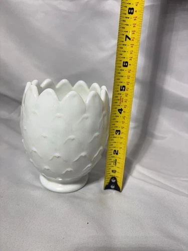 Imperial Glass Artichoke Vase Vintage 5"x 3.75"