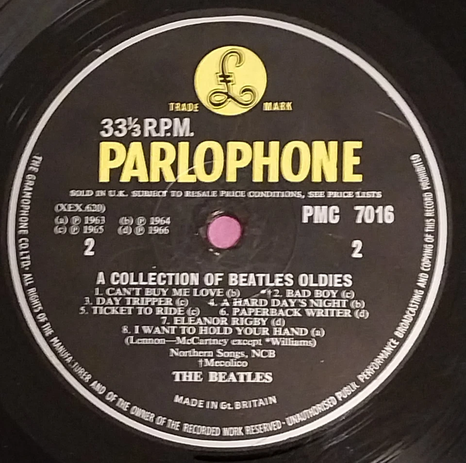 BEATLES - Collection Beatles Oldies,1966,UK Mono 1st press - Parlophone PMC 7016 - Bild 4 von 4