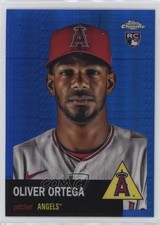 2022 Topps Chrome Platinum Anniversary Blue Prism Refractor Oliver Ortega 0y59