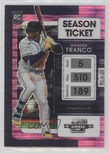 2022 Panini Chronicles Contenders Optic Pink Pulsar Prizm Wander Franco #1 03uh