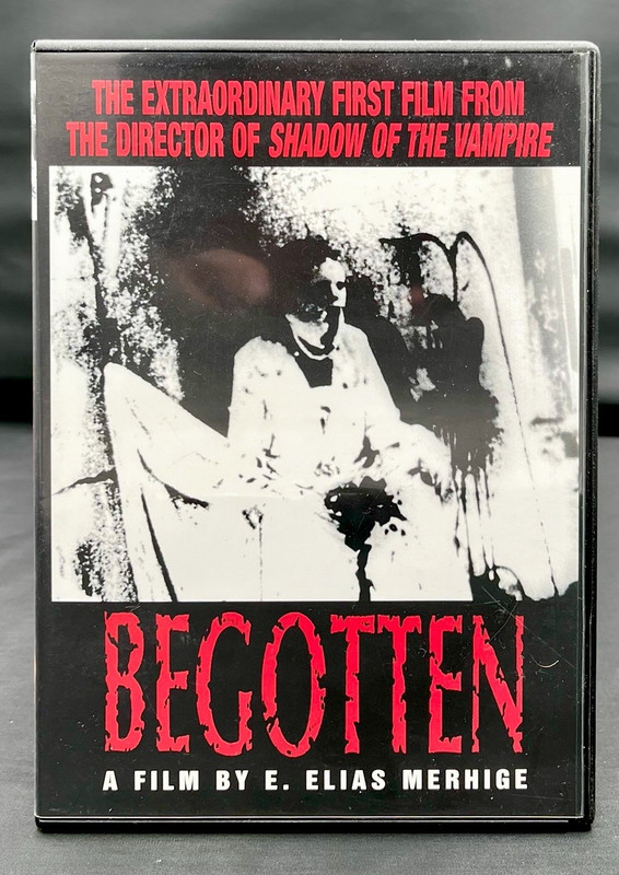 World Artists Home Video Begotten DVD E. Elias Merhige Horror NR 78min