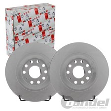 2x FERODO 300mm BREMSSCHEIBEN VOLL HINTEN passend für AUDI A3 Q3 TT CUPRA TERRAM