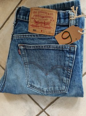 VTG 80s 90s Levi´s 501 Jeans *MADE IN USA* | W33 L32 (W30/L32) Mens Vintage - 9