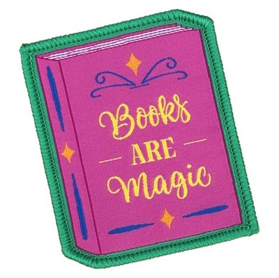 Books Are Magic Sew On Patch by PAWPRINT FAMILY (General merchandise)