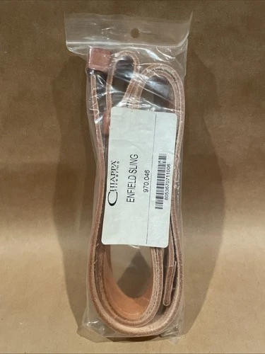 Civil War Rifle Sling Natural Leather Strap British Enfield Musket 1860s Chiappa