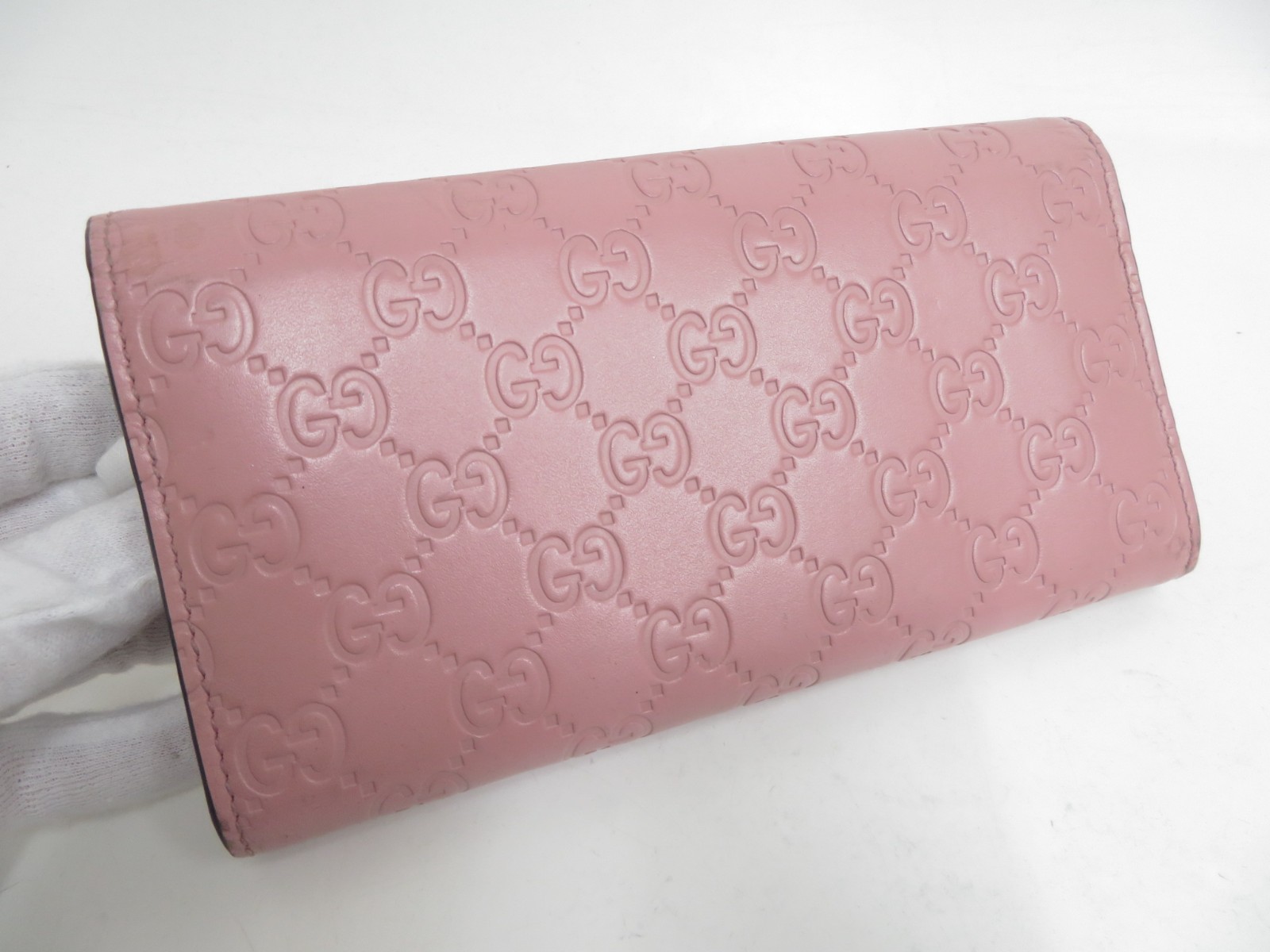 GUCCI GG Interlocking guccissima  Leather Biford Long Wallet I#50236 thumbnail 5
