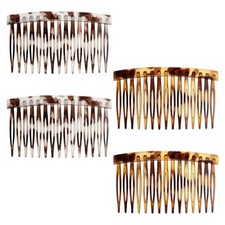 4 Pcs French Hair Side Comb Small French Side Hair Comb Clips Twist Hairs
